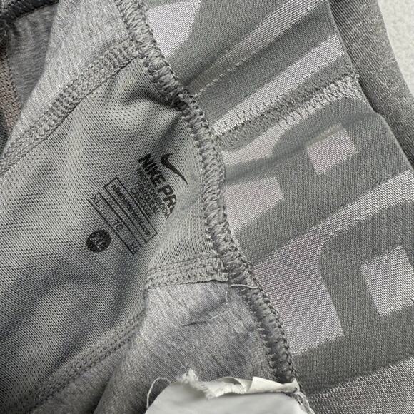 Nike Pro Compression Tights Men's XL Gray Training Workout Lifting Running Gym - Picture 8 of 9